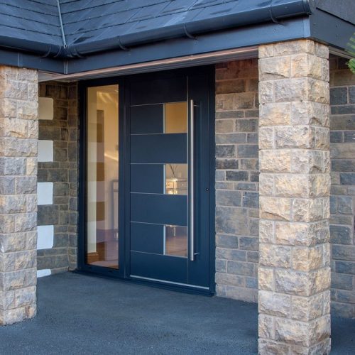 Front entrance doors